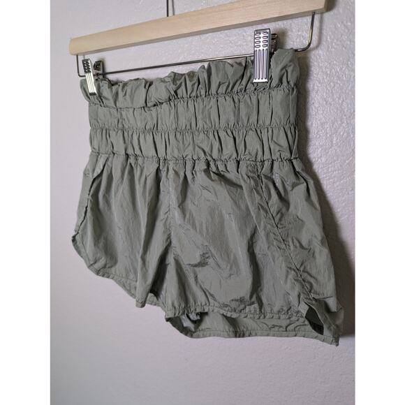 FP Movement Womens Way Home Green High Rise Athletic Running Shorts Women Size S - Picture 3 of 13